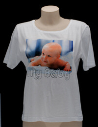 T-shirt MY BABY tag. L